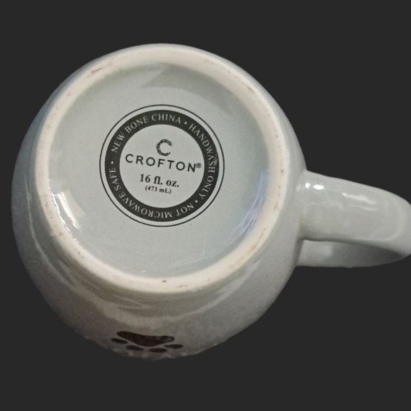 NWT Crofton Feliz Navidog Gray Coffee Tea Mug 16 fl oz. - Picture 3 of 3